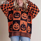 Halloween Checkered Sweater